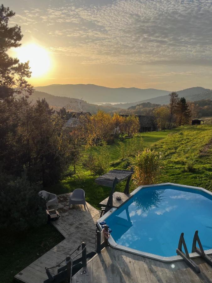 Sen Sosen - Czarujacy Dom Z Sauna, Basenem I Stodola Lekawica  Esterno foto
