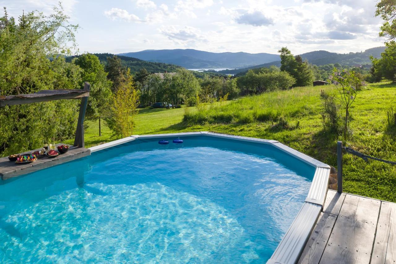 Sen Sosen - Czarujacy Dom Z Sauna, Basenem I Stodola Lekawica  Esterno foto